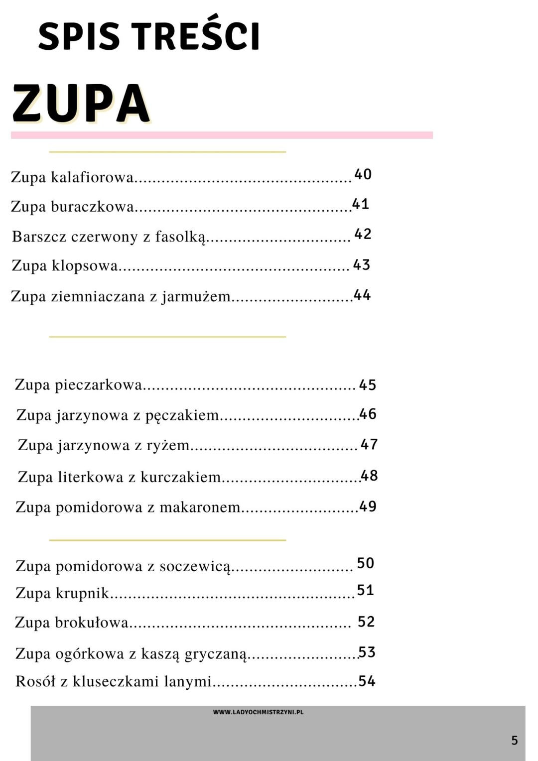 gotuj zdrowo dla dzieci zupy