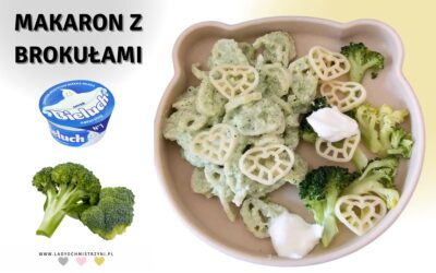 Makaron z brokułami dla dzieci